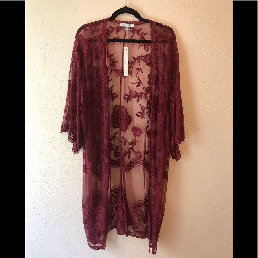 Floral design kimono